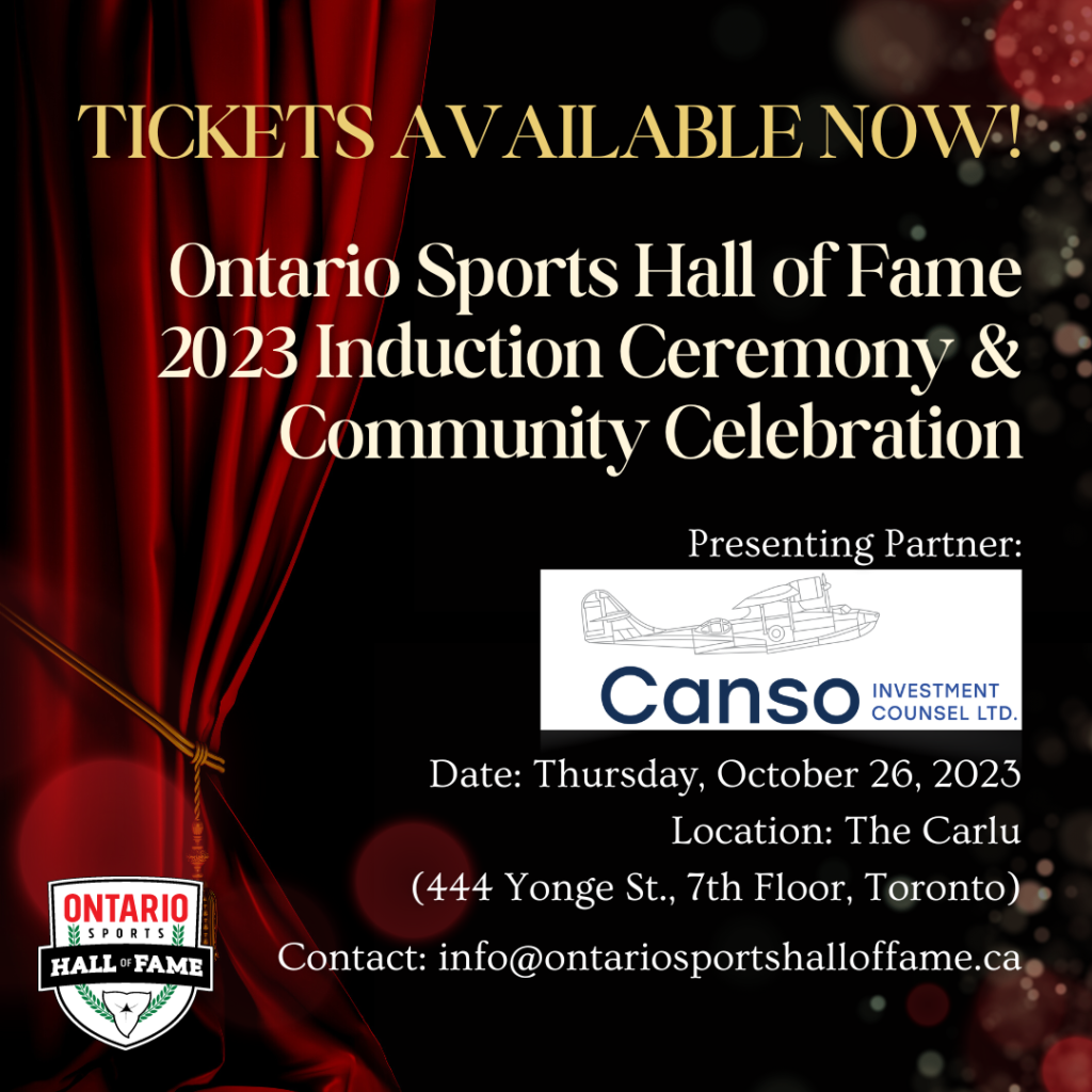 Ontario Sports HOF on X: Today we're spotlighting one of our 2023